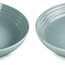 Le Creuset Stoneware Set of 4 Pasta Bowls, 8.5" each, Sea Salt