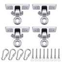 BETOOLL Heavy Duty Swing Hangers Swing Set Hardware Playground Porch Wooden Sets Indoor Outdoor Set of 4