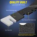Nilight Ditch Light Brackets Hood Hinges Mount Brackets for Auxiliary Offroad LED Pod Light Work Light on 2009-2018 Dodge RAM 1500 2500 3500,Black