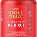 Antarctic Krill Oil 120 Ct - Omega 3 Krill Oil Supplement with EPA DHA & Astaxanthin for Brain Joint & Heart - 3rd Party Lab Tested No Gluten GMOs or Fishy Aftertaste 