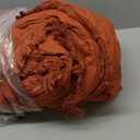 Andency Full Size Comforter Set Burnt Orange -7 Pieces Boho Tassel Bed in a Bag Soft Lightweight Bedding Sets, Terracotta Rust Fringe All Season Bed Set with Comforter, Sheets, Pillowcases & Shams