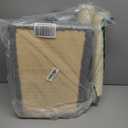 5in1 Cat Wall Shelves, Solid Wood & Velvet & Sisal Scratcher, 44lbs Max Load, Wall Mounted Cat Furniture for Climbers, Cat Climbing Wall System, Fits Drywall & Solid Walls  Light Gray