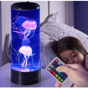 Creative Jellyfish Lamp Aquarium Circular Lava Lamp