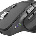 CITLLA Wireless Bluetooth Mouse, Ergonomic Rechargeable Silent Mouse with Multi-Device, Adjustable DPI, Flying Scroll & Thumb Wheel, Bluetooth Mice for Laptop, Computer, Tablet, Smartphone (Black)