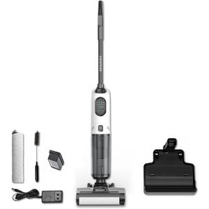 SWEEPBIRD C1 Wet Dry Vacuum Cleaner Cordless, Hardwood Floors Cleaner for Multi-Surface Cleaning with Smart Control & Self-Cleaning System, for Hardwood Tile Floor & Carpet