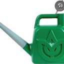 XXXFLOWER 1.5 Gallon Green Watering Can Outdoor Garden Flower Plant, Lightweight 6 L Water Cans with Detachable Nozzle Watering Pot for Office House Garden