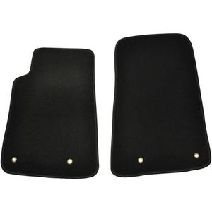 Floor Mats Compatible with 2010-2015 Chevrolet Camaro, Black Nylon Factory Fitment Car Floor Mats Front by IKON MOTORSPORTS, 2011 2012 2013 2014