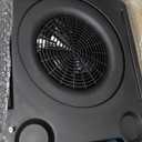 MOUNTO 1/4hp 1200cfm Low Profile Air Mover Carpet Dryer, 2 Speed Floor Fan w/Dual GFCI Outlet, Stackable, Lightweight Air Mover Blower- Ideal for Water Damage Restoration, Construction, Cleaning