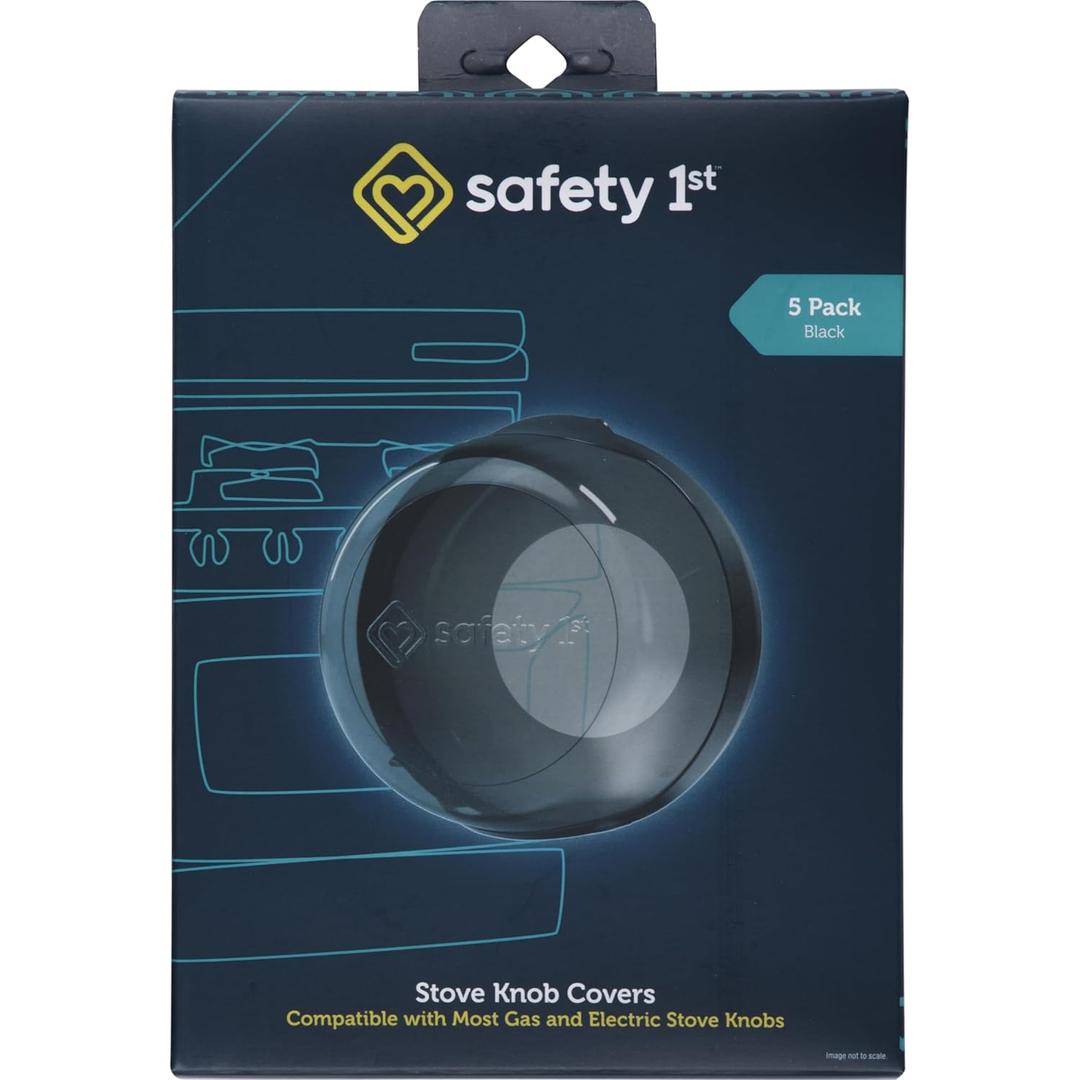 Safety 1st Child Proof Stove Knob Covers, Stove Knob Safety Covers (Set of 5)
