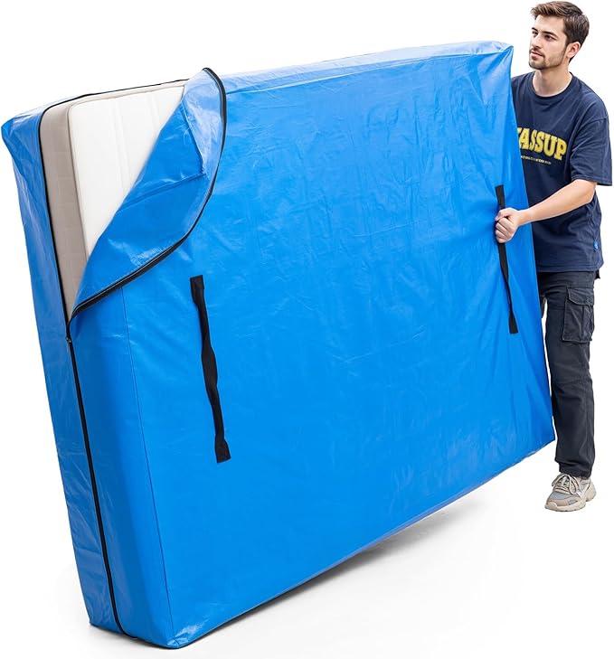 TAILI Twin Mattress Bags for Moving and Storage, Heavy Duty Moving Supplies Mattress Cover with Reinforced Handles, Storage Cover Essentials Packing Protector