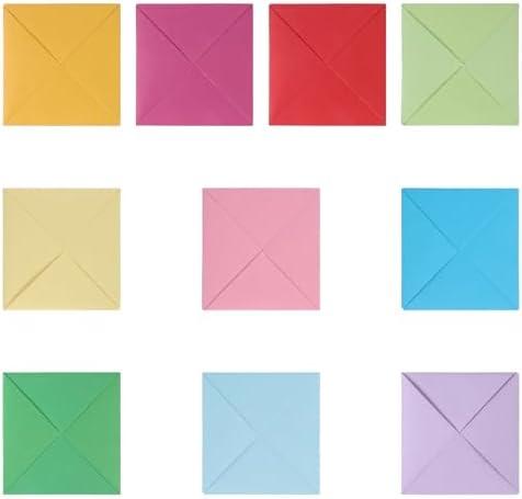 10 Pcs Ddakji Paper Flip Toys, Korean Traditional Ddakji Flip Squid Card Game Colorful Hard Cardboard Hiting Paper Game for Party Props Supplies