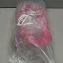 Weewooday 12 Pieces Clear Makeup Bags Cosmetic Storage Bags PVC Zipper Pouches Travel Waterproof Makeup Plastic Case for Women Organizing Toiletries Traveling Bathroom (Medium, Rose Red)