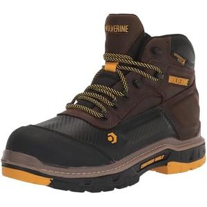 Wolverine Overpass 6" Mid Composite Toe Waterproof Work Boot 7.5