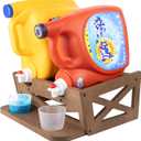 Laundry Detergent Holder,Can Hold 2 Bottles of Laundry Detergent,Holds up to 35 lbs.Wooden,Retro,Honourable (Material:Plywood)
