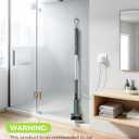 Electric Spin Scrubber Cordless Dual-Brush, IPX7 Waterproof Bathroom Power Scrubber Removalbe Extendable Handle with Digital Display, 2 Speeds, 6 Brush Heads for Bathroom, Tub, Tile, Shower, and Car