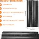 uxcell 2Pcs Perforated French Bread Baking Pan, 15" x 6.3" Toast Molds Tray, 2 Wave Loaves Baking Tray for Baking Loaf Bread (Black)