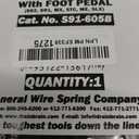 General Wire Foot Pedal/Air Hose