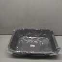 1 Pack of Extra Large Cat Litter Box (ABS Material), Low Entry Senior Litter Pen for Geriatric Kitty Big Cats, Jumbo Pet Safe Litter Boxes Tray for Indoor Pets Potty (Gray, 20" L x 15.5" W)