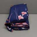 JSD Navy Floral Sheet Set King Size, 4 Piece Soft Printed Microfiber Sheets Extra Deep Pocket (Blue Flower)