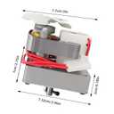 2.0 RPM Auger Motor Replacement Parts, Compatible with Traeger, Pit Boss, and Camp Chef, Wood Pellet Grill Smokers, Universal Barbecue Auger Motor Replacement 120V 60Hz 2 Pole