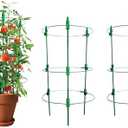 HTWNK Adjustable Tomato Plant Support Cages. 2 Pack 36 Inch Tomato Plant Stakes for Climbing Plants,Vegetables，Flowers，Fruit.