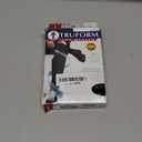 Truform Compression Socks, 30-40 mmHg, Men's Dress Socks, Knee High Over Calf Length, Black, X-Large