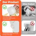 TrendPlain 16oz/470ml Glass Olive Oil Sprayer for Cooking  2 in 1 Olive Oil Dispenser Bottle for Kitchen Gadgets and Air Fryer Accessories, Salad, BBQ - Black & White