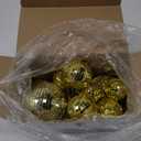 17 Pcs Gold Mirror Disco Ball Decor Hanging Disco Balls for Christmas Tree Ornament Music Party Stage Wedding Home Decoration