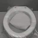 Carex Toilet Seat Riser, Elongated Raised Toilet Seat Adds 3.5 inches to Toilet Height, for Assistance Bending or Sitting, 300 Pound Weight Capacity Toilet Riser