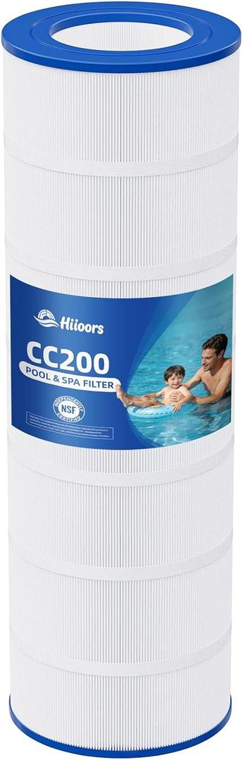 CC200 Pool Filter Cartridge, Compatible with Pentair Clean & Clear 200, Replaces Pentair R173217, Pleatco PAP200, Unicel C-9419, Filbur FC-0688, 200 sq.ft