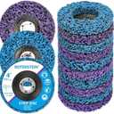 6 Pack Strip Discs Stripping Wheel 4 inch for Angle Grinder Clean and Remove Paint Coating Rust Welds Oxidation (4" x 5/8")
