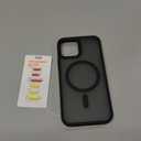 TORRAS Magnetic Shockproof for iPhone 12 Pro Case/iPhone 12 Case, [Military-Grade Drop Tested] [Compatible with MagSafe] Translucent Slim Protective Anti-Scratch, Black