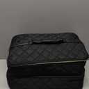 Ethereal Nail Polish Organizer Case Holds 50+ Bottles (15ml/0.5 fl.oz) Nail Lamp, Gel Polish Travel Case Bag for Nail Suppiles, Gift for Manicurist, Girls