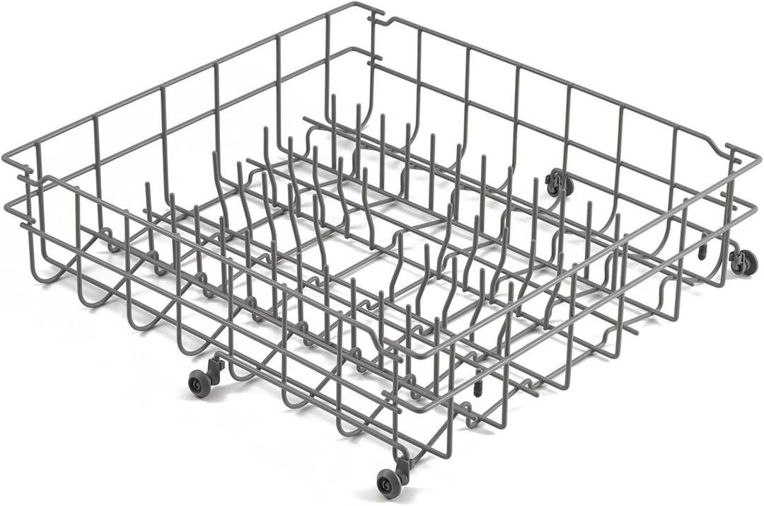 5304535380 Dishwasher Upper Rack Replacement Parts for Frigidaire Dishwasher Upper Basket Drawer Dish Rack Kenmore Crosley FFCD2413US4A FBD2400KB12B FFBD2406NS9B Top Dishrack Tray Assembly 1 Pack