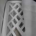 Cut-Out Design 16" Short Dog Gate for Small Dogs, Foldable Retractable Puppy Gate Indoor - Freestanding Lightweight Pet Barrier for Doorways, Stairs, Hallways (Extends to 41", White)