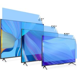 50-65 Inch TV Screen Protector Blue Light Anti Scratch Film