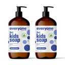 Everyone 3-in-1 Kids Soap, Body Wash, Bubble Bath, Shampoo, 32 Ounce (Pack of 2), Lavender Lullaby, Coconut Cleanser with Plant Extracts and Pure Essential Oils