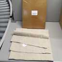 OWENIE Linen Valances for Windows 1 Pcs, Light Filtering Textured Farmhouse Short Small Valance Curtains for Bathroom Basement Living Room Bedroom, Rod Pocket Half Curtains Over Sink, 60Wx14L Inch