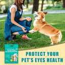 4 x Eyes Wipes for Dogs & Cats Dog Cleaning Grooming Deodorizing Wipes Kit Wash Cleaner for Eyes Wrinkle Face Gently Remove Tear Stain Eye Debris 25pcs Unscented