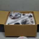 42 Inch Ceiling Fans,Ceiling Fans with Remote/APP, Black Ceiling Fan with 6-Speeds Reversible Motor, Alexa Ceiling Fan with 5 Two-sided Blades Dimmable Noiseless for Indoor Bedroom/Outdoor