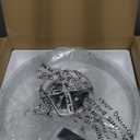 VOLISUN Low Profile Ceiling Fans with Lights and Remote, 19.7in Fandelier Ceiling Fan Flush Mount, 3000K-6500K Smart Bladeless LED Fan Light, White Modern Ceiling Fans with Lights for Bedroom