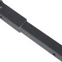 12 inch Hitch Extension Receiver 2 inch 5/8 inch Pin Hole 4000 LBS Tow Capacity 84433 Black