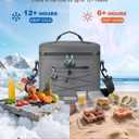 Cooler Bag, 7/16/30 Can Soft Sided Small Portable Insulated Cooling Pack, Everyday Lunch Cooler, Leakproof Ice Chest for Beach, Camping, Travel, Picnic