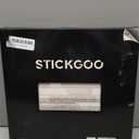 STICKGOO Thicker Design Peel and Stick, Self Adhesive Stick On Tile Backsplash for Kitchen and Bathroom, Beige & White, 1212, 10 Sheets