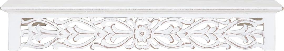 Hyla White 5-in Floating Shelf