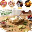30 Pack 15oz Charcuterie Boxes with Clear Lids, To Go Paper Small Charcuterie Box with Lid, 7.5 x 5.2 x1.8in Disposable Bakery Take Out Containers for Desserts, Cookie, Charcuterie, Snack and Fruit