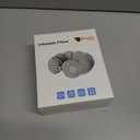 Inflatable Neck Pillow for Travel  Lightweight Hand-Pump Air Cushion for Airplane, Car, Train & Office Napping  Portable Compact Neck Support Pillow (Beige)