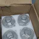 Coffee Syrup Dispenser-4pack,16.9 oz 500ml,Coffee Bar Accessories,Syrup Pump Dispenser for Coffee Bar,Contains Cleaning Tools, Funnel (Gold)