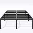 Metal Bed Frame Queen Size - 18 Inch Heavy-Duty Queen Platform Bed Frame No Box Spring Needed, Easy Assembly, Noise-Free, Sturdy Mattress Foundation, Underbed Storage Space
