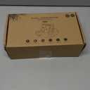 Pezin & Hulin Bamboo Charging Station for Multiple Devices with 5 Port USB Charger, 5 Cables, Watch&Earbuds Stand, Electronic Device Desktop Organizer for Cellphone, Tablet, Watch, Earbuds